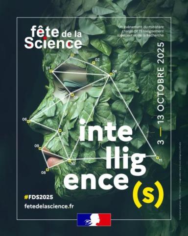 Affiche de la Fête de la Science 2025